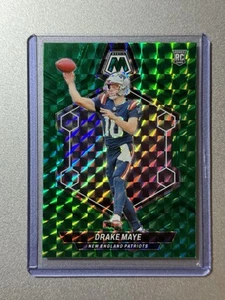 Drake Maye New England Patriots Panini Mosaic NFL 2024 GREEN PRIZM ROOKIE - Picture 1 of 8
