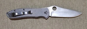 Spyderco Gayle Bradley 2. USED. Cpm M4. Acid Wash Blade. No Box. - Picture 1 of 7