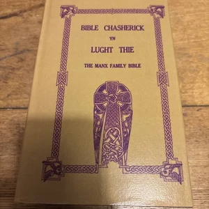 Vintage Bible Chasherick Yn Lught Thie The Manx Family Bible RARE - Picture 1 of 8