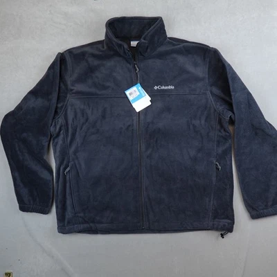 NWT Columbia Jacket Steens Mountain 2.0 Mens XXL Full Zip Fleece Black - Image 1 of 4