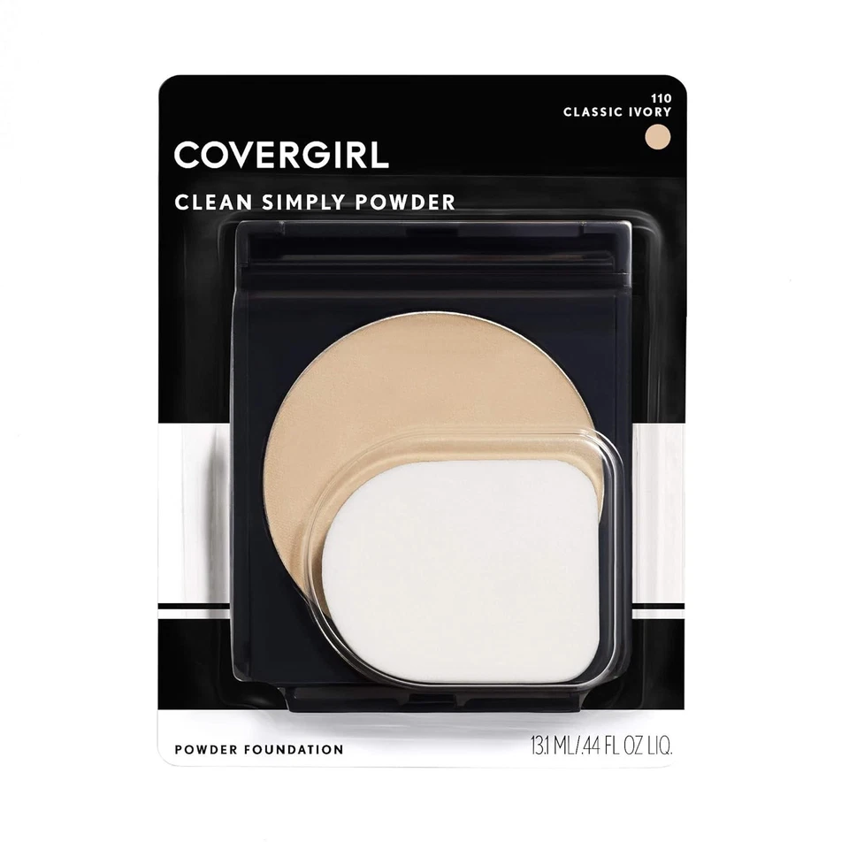 COVERGIRL Simply Powder Foundation, 0.44 Fl Oz (Pack of 2), 510 CLASSIC IVORY  - Image 1 of 4