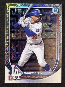 2025 Bowman Mookie Betts #16 Cromo Mojo Rifrattore Los Angeles Dodgers - Foto 1 di 2