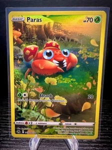Paras GG32/GG70 Crown Zenith: Galarian Gallery Full Art Holo Pokemon TCG Card NM - Picture 1 of 2