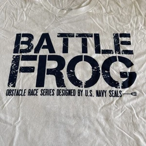 Rare US Navy Seals - Battle Frog Competition Obstacle Course Race Shirt - XL - Picture 1 of 4