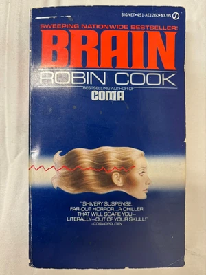 BRAIN - 1980s Medical Thriller Sci-Fi Book - Robin Cook - 1981 - Paperback Foto 1 de 3