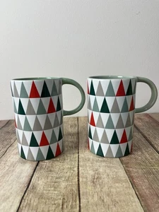 Tazzine caffè STARBUCKS 2017 albero di Natale geometrico edizione limitata 12 once - Foto 1 di 7