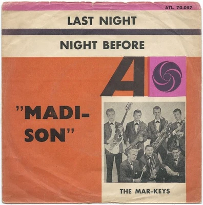 THE MAR-KEYS last night ATLANTIC sweden RARE 1961 mod R&B classic - Photo 1/4