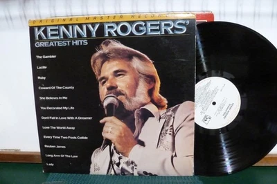 MFSL  KENNY ROGERS GREATEST HITS MOBILE FIDELITY. NEAR MINT VINYL LP - Image 1 of 2