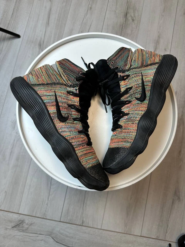 Size US-11 Nike Hyperdunk 2017 Flyknit Multi-Color 917726-006 RARE - Image 1 of 4