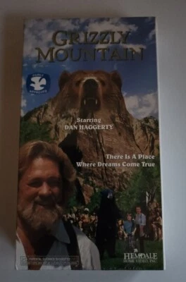 Grizzly Mountain VHS 1998 Dan Haggerty Bart The Bear Brand New Sealed Hemdale - Image 1 of 2