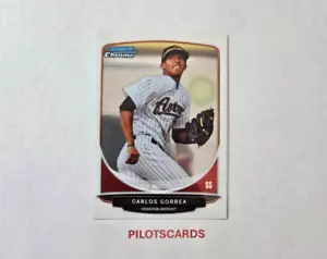 (ARTÍCULO B776) CARLOS CORREA - 2013 BOWMAN CHROME PROSPECTS #BCP100 (RC) - Imagen 1 de 2