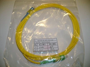 Fiber Optic Patchcord 3 Meter SC/APC–SC/UPC 9/125 Singlemode New in Bag - Picture 1 of 1