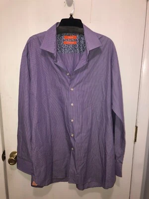 Camisa Tallia The Mason Fit a Rayas Puño Abatible en Contraste 17-17.5 36/37 Foto 1 de 4