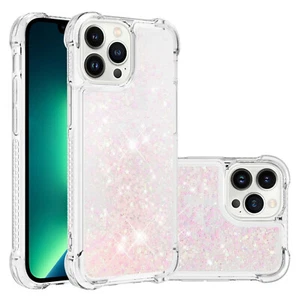 For Various Phone Quicksand Shockproof Case Cover Back Hot Liquid Glitter Girl - Picture 1 of 8