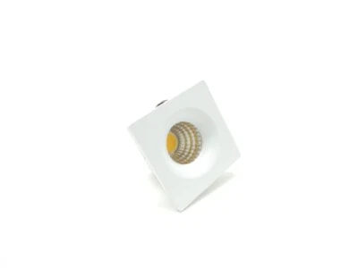 Mini Faretto Led da incasso 3W Quadrato 38mm Cob incluso Trasformatore led drive - Immagine 1 di 2