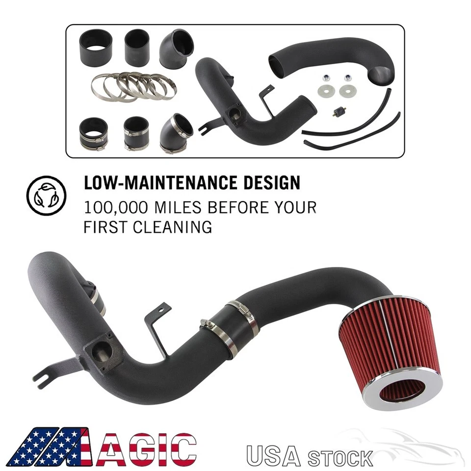 For Toyota Celica GT GTS 1.8L L4 VVT-i/VVTL-i 00-05 Cold Air Intake + Filter BK - Image 1 of 4