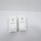 Pair Of Netgear Powerline 1200 Extra Outlet PLP1200S