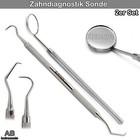 Zahnspiegel Zahnsteinkratzer Mundspiegel, Zahnsonde Zahndiagnostik Dental Sonde