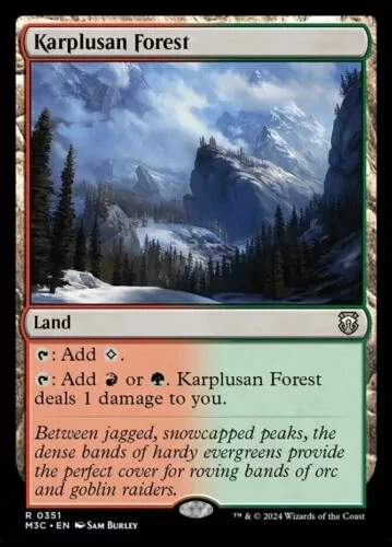 Karplusan Forest - 351 - NM - Commander: Modern Horizons 3 - MTG - Image 1 of 1