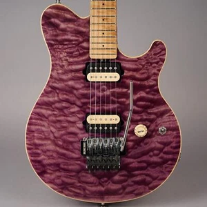 Ernie Ball Music Man USA Axis EVH Tribute - Floyd Rose - 2011 - Purple w/OHSC - Picture 1 of 19