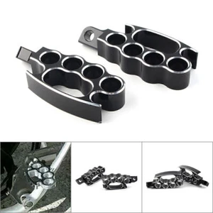 For Harley Softail Dyna Sportster Touring TU2 Floor Board Controls Foot Pegs - Foto 1 di 11