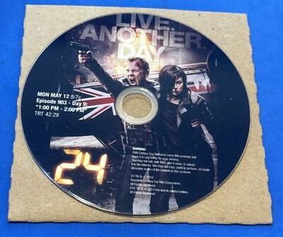 24 LIVE ANOTHER DAY Promo Eps 903 Day 9 1-2pm KIEFER SUTHERLAND RARE DVD FYC CUT - Image 1 of 2