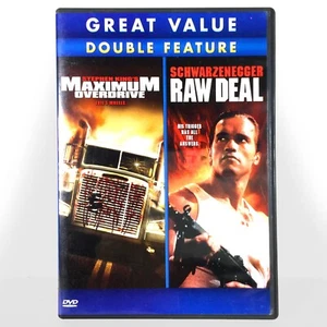 Maximum Overdrive / Raw Deal (DVD, 1986, Widescreen)   Arnold Schwarzenegger - Picture 1 of 3