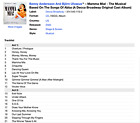Benny Anderson & Bjorn Ulvaeus ? Mamma Mia  Cd Decca Broadway Original Cast