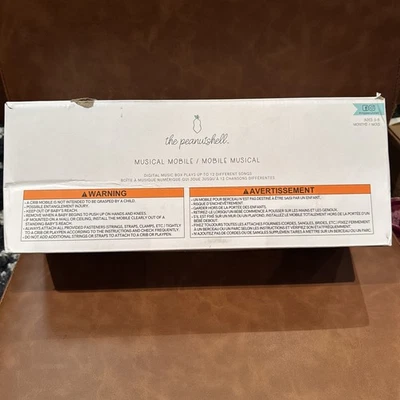 The Peanutshell Safari Animales Cuna Musical Móvil para Bebés Niños y Niñas Foto 1 de 4