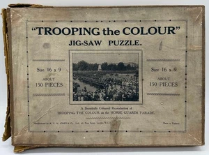 Vintage Trooping die Farbe Holzpuzzle von AVN Jones London - siehe Beschreibung - Bild 1 von 5
