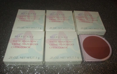 5x Mary Kay Sheer Sensation Creme to Powder Cheek Color Talk of the Town Toffee - Image 1 of 2