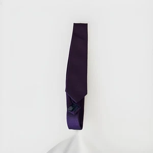 Men's Red Herring Purple tie slim fit -smart shimmer tie Machine washable - Picture 1 of 3