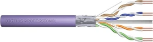 Kabel DIGITUS kat.6 F/UTP 100m PoE, miedziany, fioletowy, Eca 1Gb/s towar B - Zdjęcie 1 z 2