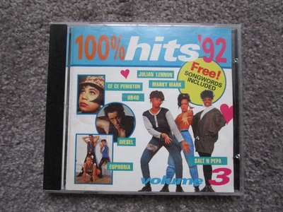 100% Hits 92 - Various Artists Compilation CD - Disc Near Mint - *FREE POSTAGE - Image 1 of 4