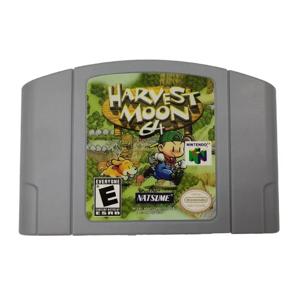 Harvest Moon 64 Video Games US Version for Nintendo 64 Console - Image 1 of 1