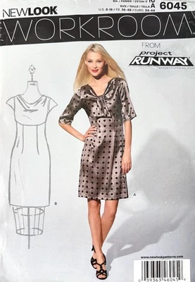 New Look Sewing Pattern 6045 Misses WORKROOM Dress Sizes 8 - 18 - Image 1 of 2