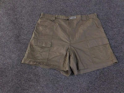 Columbia PFG Pantalones Cortos Para Hombres XL Caqui Carga Pesca Malla Bolsillos Utilidad FM8100 Foto 1 de 4