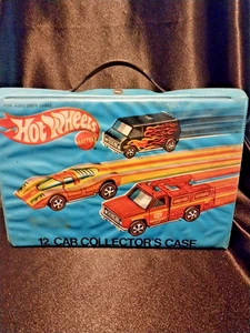 Vintage 1975 Mattel Hot Wheels Redline Ära 12 Autos Sammelkoffer 4975 mit Tablett - Bild 1 von 8
