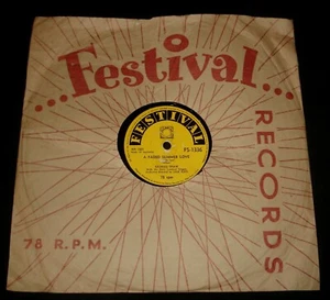 GEORGIE SHAW AÑOS 50 FESTIVAL AUSTRALIANO 78 - UN AMOR DE VERANO DESCOLORIDO / NADIE - Imagen 1 de 1
