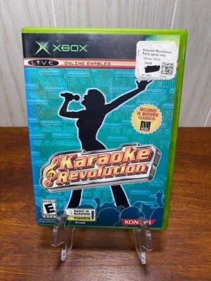 Karaoke Revolution - Original Microsoft Xbox Video Game - Complete CIB (no Mic) - Image 1 of 4