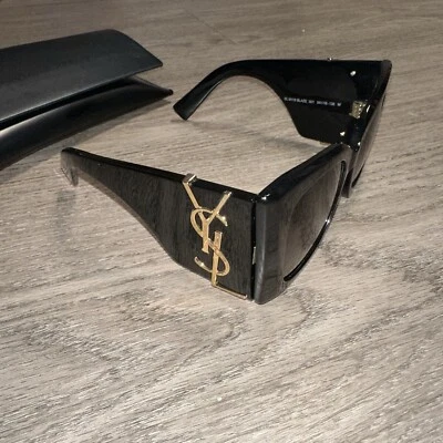 Gafas de sol Saint Laurent Blaze SL M119 003 para mujer negras/La Habana/gris oscuro 54 mm Foto 1 de 4