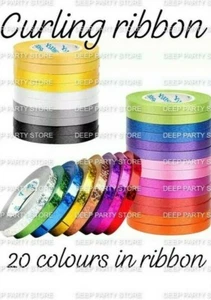 Balloon Ribbon Curling Ribon Gift Wrapping Florists Crafting 200 METRES x 5mm UK - Picture 1 of 20