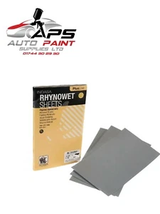 Indasa Rhynowet Sanding Paper Sheets 140x230mm Wet and Dry P1500 Grit Pack of 50 - Picture 1 of 2