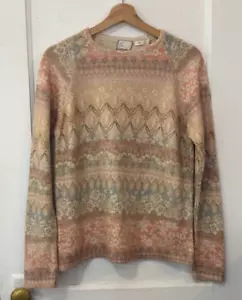Suéter Anthropologie Postmark Para Mujer Pastel Floral Cuello Redondo, Talla S - Imagen 1 de 10