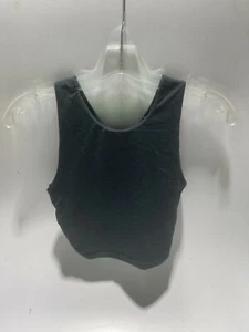 SUJETADOR DEPORTIVO TRASERO NEGRO ULTRA SUAVE KYODAN TANQUE JUNIOR EXTRA PEQUEÑO - Imagen 1 de 3