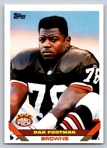 1993  Topps #449 Dan Footman Cleveland Browns