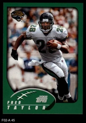 2002 Topps #45 Fred Taylor Jaguars Florida 8 - NM/MT - Image 1 of 2