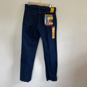 RUSTLER Hard Working Extra Rugged Heavy Weight Straight Leg Denim Jeans 34x32 - Afbeelding 1 van 10
