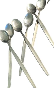 Stainless Steel•Ice_Tea• Spoons• Set Of 6 - Picture 1 of 2