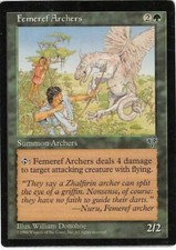 Femeref Archers x3 Mirage MtG LP to NM